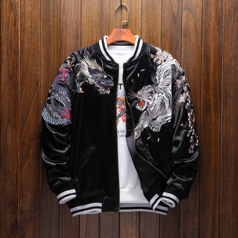 Four Legendary Creatures Sukajan Souvenir Jacke