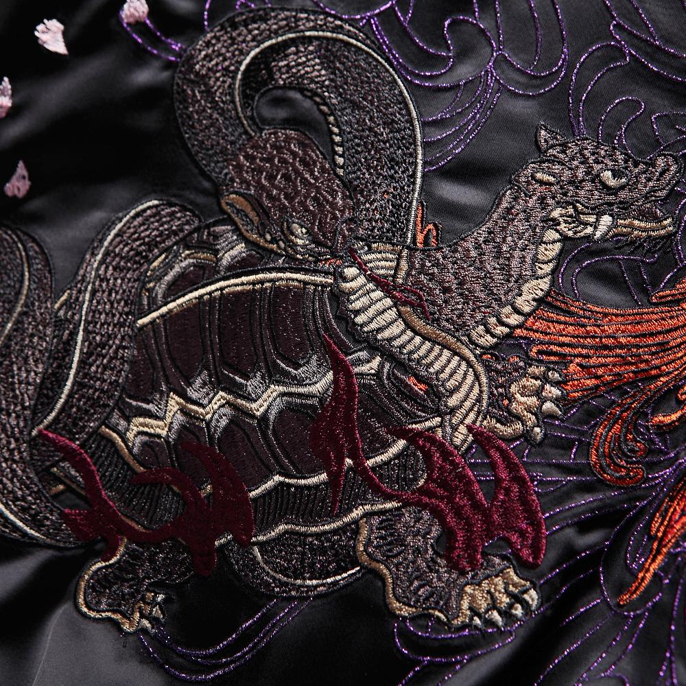 Four Legendary Creatures Sukajan Souvenir Jacke