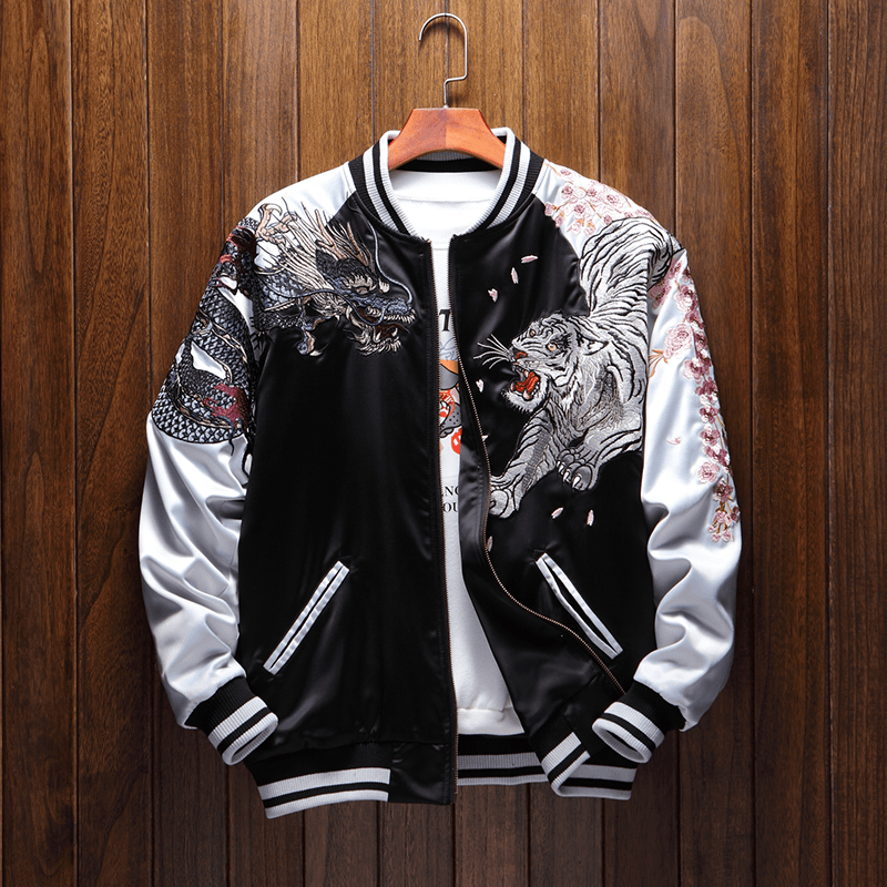 Four Legendary Creatures Sukajan Souvenir Jacke